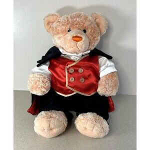 Build-A-Bear Workshop Vampire Teddy Bear Plush Halloween Dracula Costume Toy